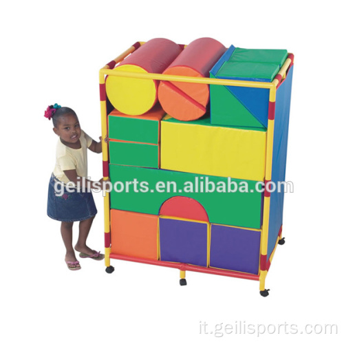 Giocattolo da costruzione di blocchi di gioco per bambini in schiuma